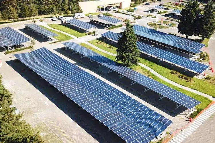 Solar Carport EV Charging Park