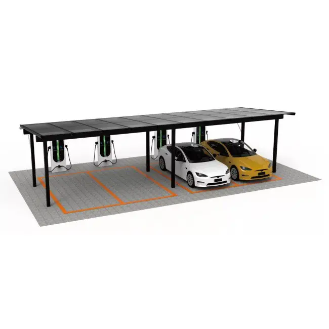 13-1 All aluminum photovoltaic carport system