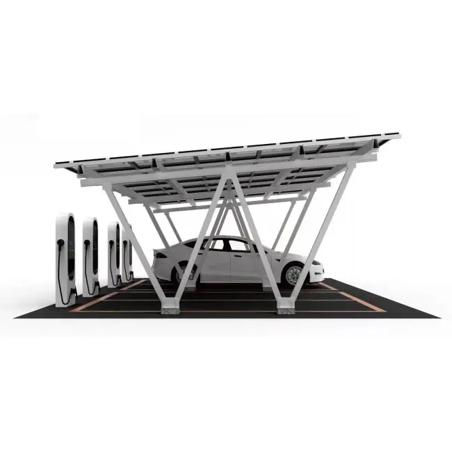 12-2 Steel and aluminum photovoltaic carport system